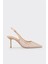 Naturel Kadın Topuklu Ayakkabı 1