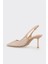 Naturel Kadın Topuklu Ayakkabı 3
