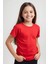 Kız Çocuk Yuvarlak Yaka Penye T-Shirt 2