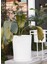 Prizma Saksı Beyaz 37X31X46 cm PZM0034 2