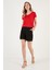 V Yaka Relaxed Fit Yırtmaç Detaylı 2'li Paket Bluz Bayan Bluz 5862000S2 5