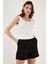 Slim Fit Kalın Dantelli Kare Yaka Bürümcük 2'li Paket Atlet Bayan Atlet 5864979S2 2