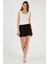 Slim Fit Kalın Dantelli Kare Yaka Bürümcük 2'li Paket Atlet Bayan Atlet 5864979S2 4