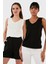 Slim Fit V Yaka Kalın Askılı 2' Li Paket Bluz Bayan Bluz 5864384S2 1