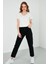 V Yaka Relaxed Fit Yırtmaç Detaylı 2'li Paket Bluz Bayan Bluz 5862000S2 4