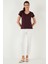 V Yaka Relaxed Fit Yırtmaç Detaylı 2'li Paket Bluz Bayan Bluz 5862000S2 5