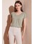 V Yaka Relaxed Fit Yırtmaç Detaylı 2'li Paket Bluz Bayan Bluz 5862000S2 4