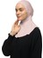 Kadın Tesettür Pratik Boyunluklu Hijab - Sporcu Bone - Pudra 3