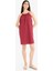 Yuvarlak Yaka Terry Cotton Mini Plaj Elbisesi-Fall in Love E5102AX25SP 1