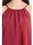 Yuvarlak Yaka Terry Cotton Mini Plaj Elbisesi-Fall in Love E5102AX25SP 4