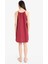 Yuvarlak Yaka Terry Cotton Mini Plaj Elbisesi-Fall in Love E5102AX25SP 5