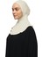 Kadın Tesettür Pratik Boyunluklu Hijab - Sporcu Bone - Koyu Krem 3