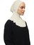 Kadın Tesettür Pratik Boyunluklu Hijab - Sporcu Bone - Koyu Krem 4