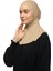 Kadın Tesettür Pratik Boyunluklu Hijab - Sporcu Bone - Koyu Bej 2