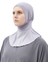 Al-Tobeh Kadın Tesettür Pratik Boyunluklu Hijab - Sporcu Bone - Gri 3