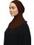 Kadın Tesettür Pratik Boyunluklu Hijab - Sporcu Bone - Çikolata 4