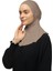 Kadın Tesettür Pratik Boyunluklu Hijab - Sporcu Bone - Toprak 2