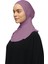 Kadın Tesettür Pratik Boyunluklu Hijab - Sporcu Bone - Maron 4