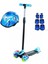LED Işıklı 3 Tekerlekli Yükseklik Ayarlı Twist Çocuk Scooter (+3 Yaş) Kask Dizlik Dahil 1