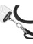 Cord cross-Body strap (Black) 3
