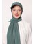 Yeşil Pratik Şapkalı Şal 2