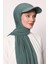 Yeşil Pratik Şapkalı Şal 3