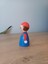 Süper Mario Ahşap Figür Oyuncak Peg Bebek 2