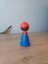 Süper Mario Ahşap Figür Oyuncak Peg Bebek 3