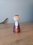 Dumbledore Figürü Ahşap Oyuncak Peg Bebek 1