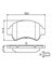 Diskli Fren Balatası Seti; Ön Peugeot 206 Sw 1.6i 16V 3/2004 - 4/2005 79 Kw 2
