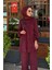 Nurcan Çetin Pantolonlu Takım 25465 Bordo 3