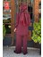 Nurcan Çetin Pantolonlu Takım 25465 Bordo 4