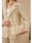 Keten Blazer Ceket Sedef 3