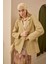 Keten Blazer Ceket Açık Camel 1