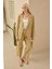 Keten Blazer Ceket Açık Camel 4