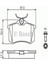 Diskli Fren Balatası Seti; Arka Vw Passat 2.5 Tdı 4motion 10/2000 - 1/2003 110 Kw 3b3 2