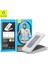 Anti-Dust HD iPhone 15 Pro Max Uyumlu Ahize ve Ekran Toz Çizik Önleyici Cam Ekran Koruyucu Aparatlı 1
