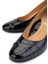 Kadın Hakiki Deri Siyah Comfort Ayakkabı 611 H61019 Bn Ayk Y25 Black Crc/black Vrnc 3