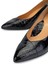 Kadın Hakiki Deri Siyah Comfort Ayakkabı 611 H55047 Bn Ayk Y25 Black Crc/black Vrnc 3