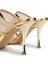 Kadın Deri/tekstil Gold Topuklu Terlik 654 366 Bn Trlk Y25 Gold 4