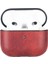 Apple Airpods 3.nesil Uyumlu Deri Kılıf Juni Aa4 Kırmızı 4