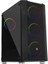 Frısby FC-9405G 650W 80+ 4X120MM Dual Rıng Rgb Fan USB 3.0 Midi Tower Siyah Kasa 1