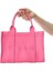 Baghashtag Pembe Deri Mini Tote Çanta 2