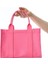 Baghashtag Pembe Deri Mini Tote Çanta 3