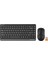 A4 Tech FG1112 Kablosuz Q Trk Optic Mouse Siyah Multimedya Klavye - Mouse Set Mini 1