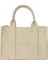 Baghashtag Krem Deri Mini Tote Çanta 1