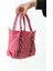 Baghashtag Pembe Mini Su Geçirmez Kulp Yazılı Tote Çanta 4