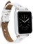 Apple Watch Uyumlu Deri Kordon 38-40-41MM St F3 Beyaz 1