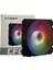 Fan Kasa CF02 47CFM 1100RPM 12CM Raınbow Molex Soketlı Siyah 1