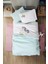 Cotton Box Punch Nakışlı Bebek Nevresim Takımı Doli Mint 1